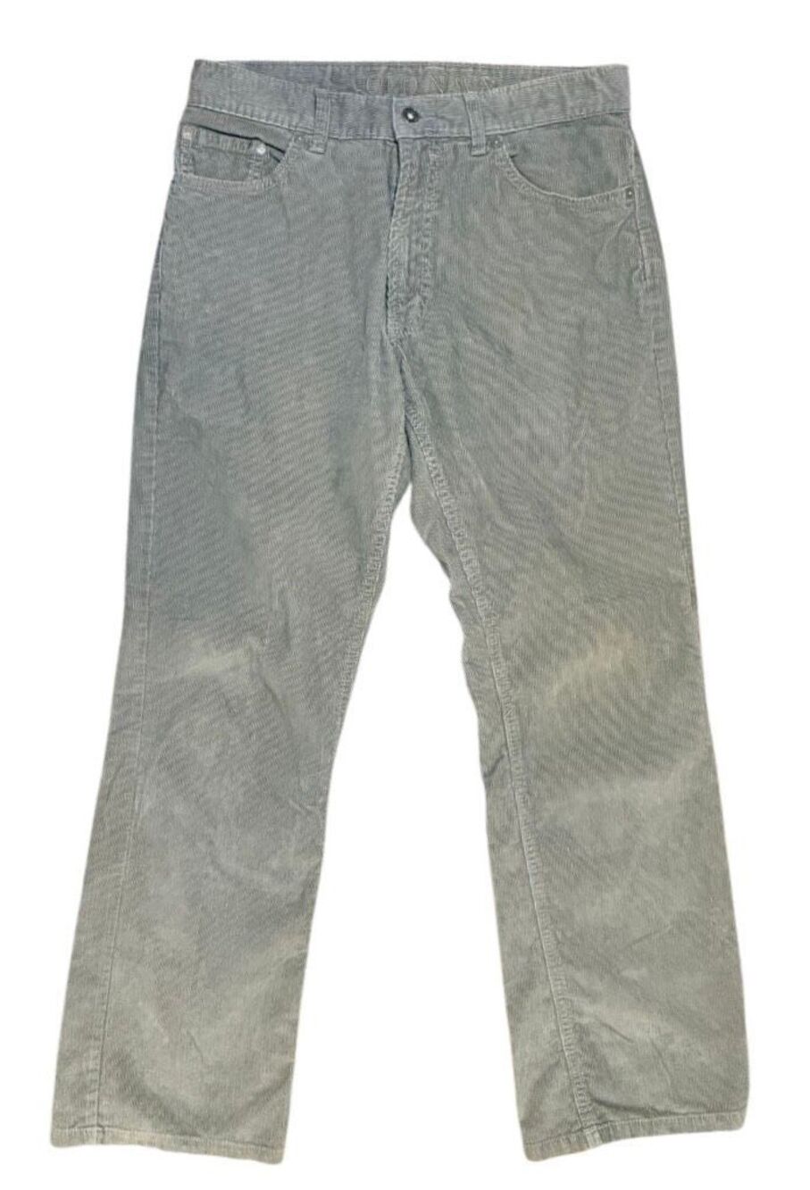 Old Navy Men’s Corduroy 5-Pocket Pants Gray Sz. 30 Loose Fit Mid Weight